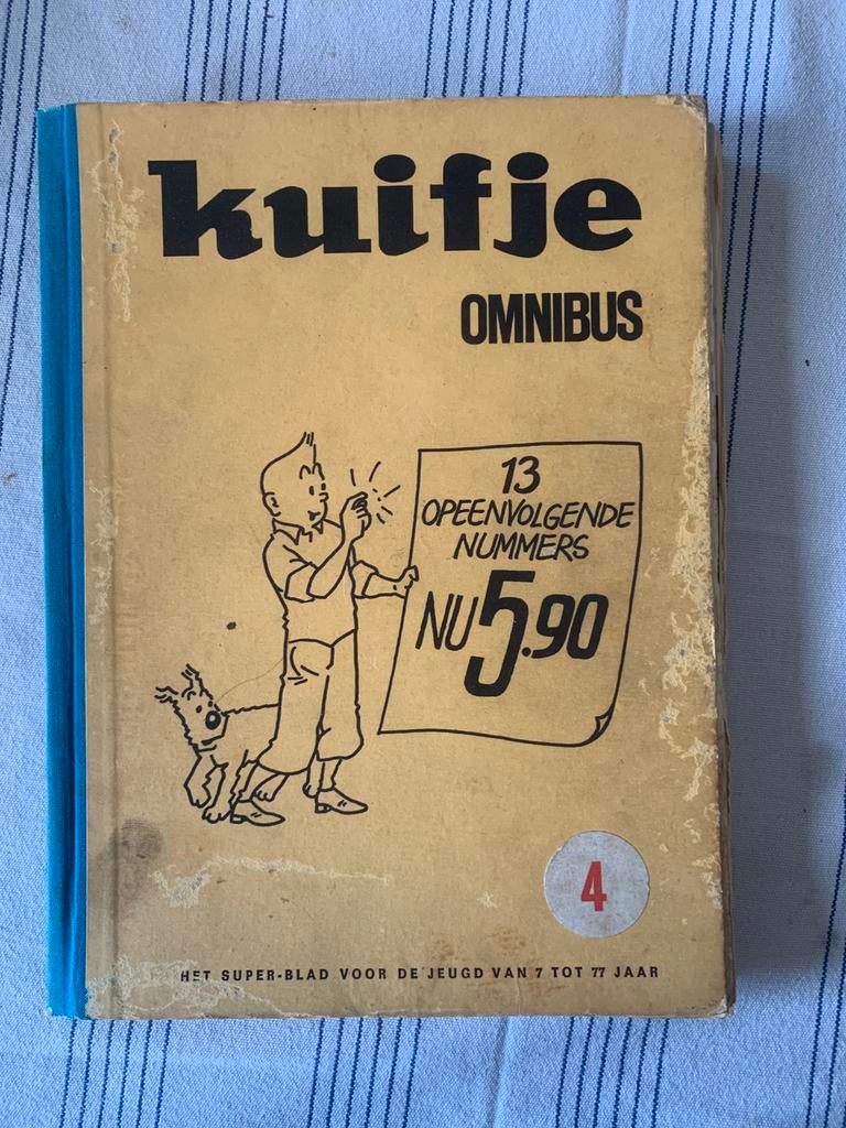 Kuifje omnibus verzamelblad nr 4 ( 1968), Ophalen of Verzenden, 1960 tot 1980, Tijdschrift