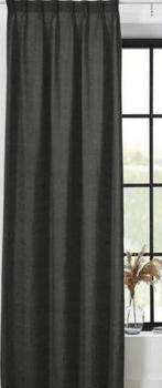 Gordijn judy antraciet kwantum nieuw 138 breed, Ophalen of Verzenden, Nieuw