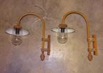 2 maal stallamp gevellamp buitenlamp tuinlamp lamp, Antiek en Kunst, Curiosa en Brocante, Ophalen