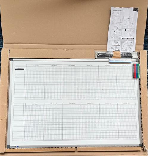 Planbord / Jaarplanner 60 x 90 cm, Huis en Inrichting, Woonaccessoires | Memoborden, Nieuw, Ophalen