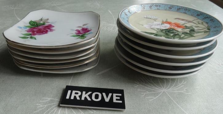 PETIT FOUR BORDJES * 3 X 6 Stuks *, Antiek en Kunst, Antiek | Servies los, Verzenden