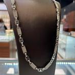 Italiaanse zilveren ketting, Sieraden, Tassen en Uiterlijk, Kettingen, Ophalen of Verzenden, Nieuw, Zilver, Zilver