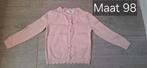 Licht roze vestje maat 98, Ophalen of Verzenden, Zo goed als nieuw, Meisje, Trui of Vest