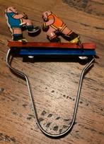 Vintage blikken speelgoed worstelaars knijper blik, Antiek en Kunst, Antiek | Speelgoed, Ophalen of Verzenden