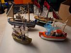 4x Miniatuur bootjes (8-13cm), Ophalen of Verzenden, Gebruikt
