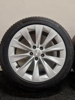 20 inch Tesla Model X breedset 5x120 zgan winterbanden +8MM!, Gebruikt, 255 mm, Tesla, Banden en Velgen