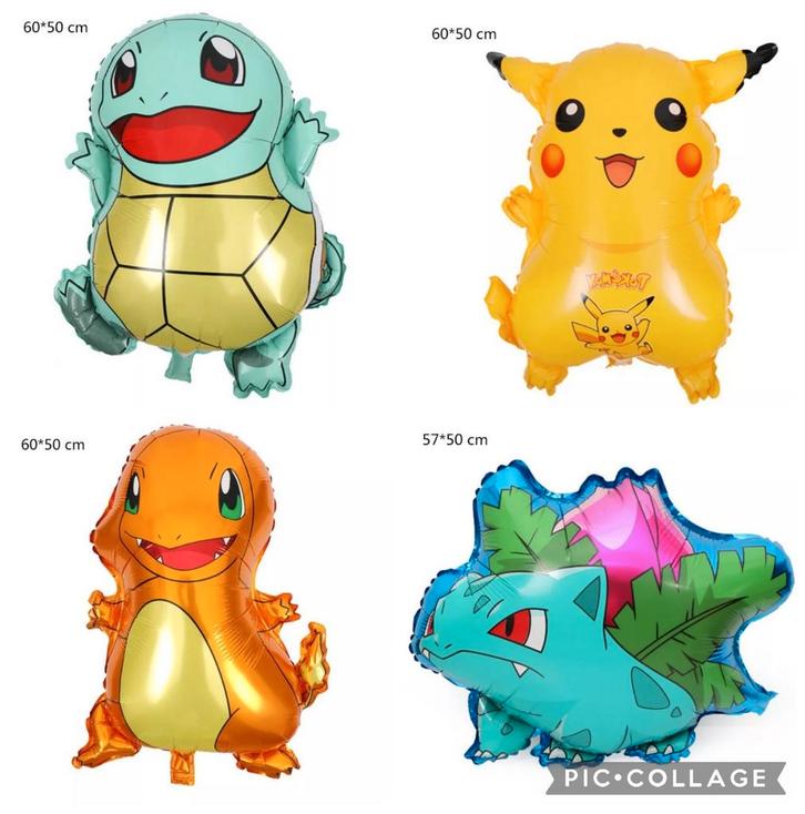 Set van 4 Pokemon figuren, Hobby en Vrije tijd, Feestartikelen, Nieuw, Versiering, Verjaardag, Ophalen of Verzenden