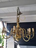 Kroonluchter vintage goudkleurig, Huis en Inrichting, Lampen | Kroonluchters, Ophalen, Gebruikt, Overige materialen, Antiek
