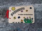 Houten boekje met vrolijke kinderliedjes, Boeken, Kinderboeken | Baby's en Peuters, Ophalen of Verzenden, Nieuw