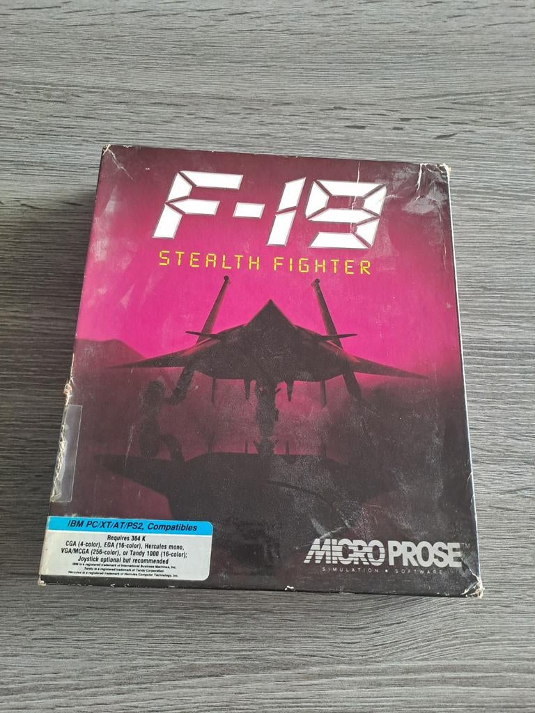 F19 stealth fighter, Spelcomputers en Games, Games | Pc, Gebruikt, Simulatie, 1 speler, Ophalen of Verzenden