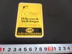 sticker HELLA auto accessoires - voor de snelle jongen, Ophalen, Zo goed als nieuw