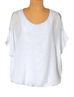 Marc Aurel zijdemix topje, 2-laags top, Mt. 44 / L, Marc Aurel, Maat 42/44 (L), Zo goed als nieuw, Korte mouw