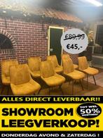 Eetkamerstoel Dallas Gold - Nieuw uit faillissement, Overige kleuren, Nieuw, Ophalen of Verzenden, Eén