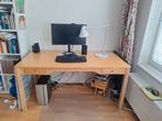 Bureau Ikea beukenhout - Praktisch en Stijlvol, Ophalen, Gebruikt, Bureau