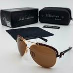 Zonnebril Affliction Baxter-A 64-11-125 Black and Red Gold, Overige merken, Zonnebril, Overige kleuren, Nieuw