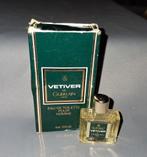 Volle parfum miniatuur - Guerlain Vetiver + doosje, Ophalen of Verzenden, Zo goed als nieuw, Miniatuur, Gevuld