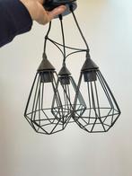Moderne Hanglamp met 3 Lichtpunten, Ophalen of Verzenden, Zo goed als nieuw, Metaal, Minder dan 50 cm