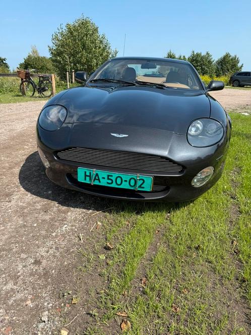 Aston Martin DB7 5.9 Vantage Coupe V12 AUT 2003 Zwart, Auto's, Aston Martin, Particulier, DB7, ABS, Airbags, Airconditioning, Alarm