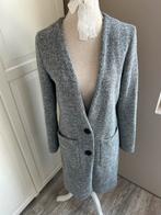 Grijs gemêleerde jas van Jacqueline de Yong. Maat XS., Verzenden, Zo goed als nieuw, Maat 34 (XS) of kleiner, Grijs