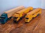 3 miniatuur auto's Scania, DAF, Renault, Verzenden, Gebruikt, Bus of Vrachtwagen, Tekno