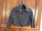 Cropped vest antraciet grijs 36-38 Hampton Bays wol alpaca, Maat 38/40 (M), Verzenden, Zo goed als nieuw, Hampton Bays