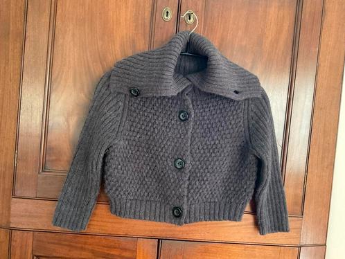Cropped vest antraciet grijs 36-38 Hampton Bays wol alpaca, Kleding | Dames, Truien en Vesten, Zo goed als nieuw, Maat 38/40 (M)