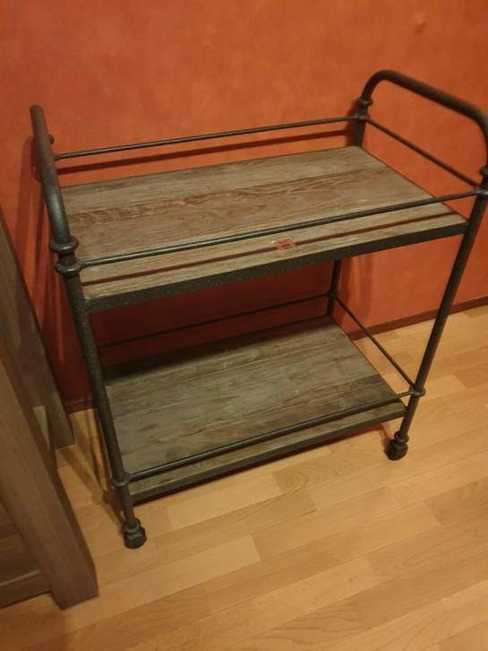 Rivièra Maison Brooklyn Caddy Butler Tray, Huis en Inrichting, Tafels | Sidetables, Zo goed als nieuw, Rechthoekig, Ophalen