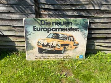 Oud bord Opel beschikbaar voor biedingen