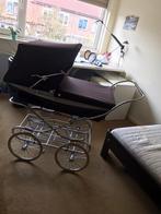 Vintage retro Silver Cross kinderwagen, kleur bruin/creme, Luchtbanden, Zo goed als nieuw, Ophalen, Kinderwagen