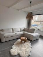 hoekbank halfjaar oud van woood, Huis en Inrichting, Ophalen, Zo goed als nieuw, Stof