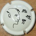 Crémant de Loire capsule Franck COCTEAUX crème&zwart nr. 01, Ophalen of Verzenden, Nieuw, Frankrijk, Overige typen