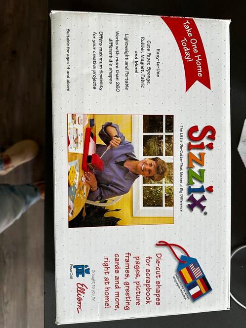 Sizzix Die-Cutter Snijmachine - Zo goed als nieuw!, Hobby en Vrije tijd, Scrapbooking, Zo goed als nieuw, Slicemachine of Snijmachine
