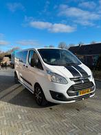 Ford Transit Custom 2.0 Tdci 200PK L2h1 Automaat 2017, Auto's, 1995 cc, Zwart, 4 cilinders, Leder en Stof