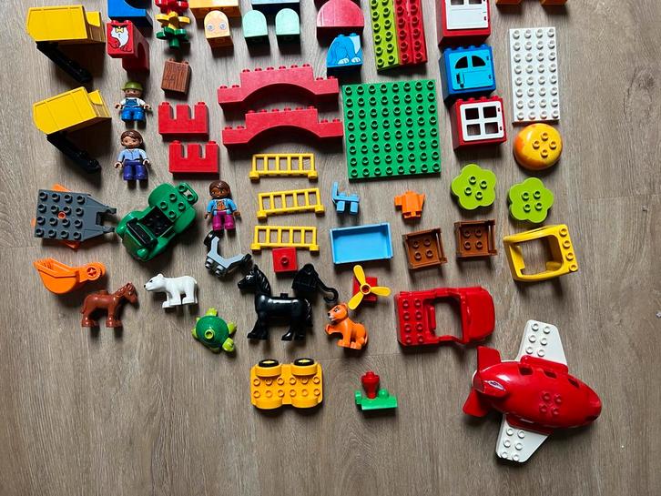 Groot Lego Duplo Pakket - 369 Stuks, Kinderen en Baby's, Speelgoed | Duplo en Lego, Gebruikt, Duplo, Losse stenen, Ophalen of Verzenden
