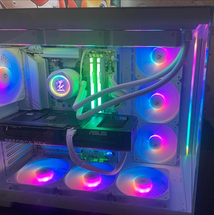 pc gaming ryzen 7800x3d rtx5070, Computers en Software, Desktop Pc's, Zo goed als nieuw, 4 Ghz of meer, SSD, Gaming, Ophalen of Verzenden