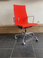 Vitra Eames EA 119 bureaustoel, chroom, poppy red, 2 stuks, Huis en Inrichting, Bureaustoelen, Vitra, Ophalen of Verzenden, Zo goed als nieuw
