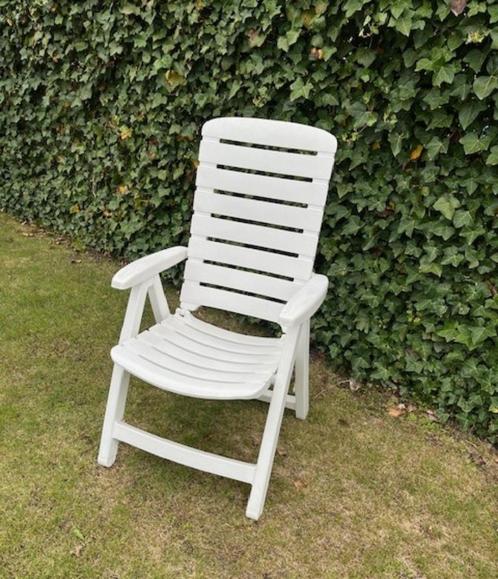 4x Kurz Tropo, kunststof, tuinstoelen, Tuin en Terras, Tuinstoelen, Gebruikt, Kunststof, Inklapbaar, Verstelbaar, Ophalen
