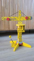 Houten Speelgoed Kraan, Kinderen en Baby's, Speelgoed | Houten speelgoed, Ophalen, Gebruikt, Rij- of Hobbelspeelgoed