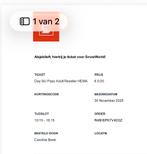 Tickets snowworld Zoetermeer, Tickets en Kaartjes, Twee personen, Ticket of Toegangskaart