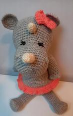 Gehaakte Neushoorn Knuffel, Ophalen of Verzenden, Nieuw, Overige typen