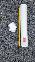 Gratis. Sencys 100 mm pvc buis 63 cm en 45 graden hoek., Doe-het-zelf en Verbouw, Buizen en Afvoer, Ophalen, Pvc, Minder dan 2 meter
