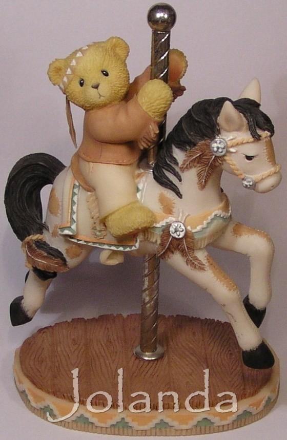 Cherished Teddies Carrousel Paard Cody, Verzamelen, Ophalen of Verzenden, Zo goed als nieuw, Beeldje, Cherished Teddies