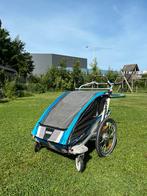 Thule Chariot CX2 fietskar incl. hardloopset, Ophalen, Gebruikt, Opvouwbaar, 60 tot 80 kg