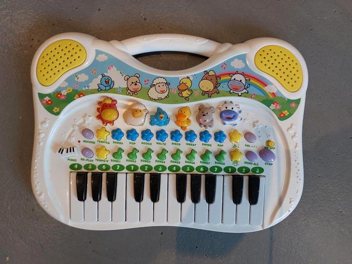 Piano / keyboard voor kinderen met dierengeluiden en muziek, Kinderen en Baby's, Speelgoed | Babyspeelgoed, Gebruikt, Ophalen of Verzenden