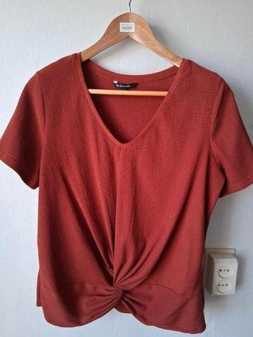 Rood bruine dames top - M&S mode - maat M beschikbaar voor biedingen
