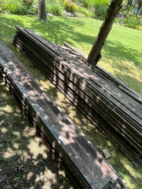 Azobe planken/ palen , beschoeiing tuinhout vlonderplanken, Tuin en Terras, Palen, Balken en Planken, Planken, 250 cm of meer