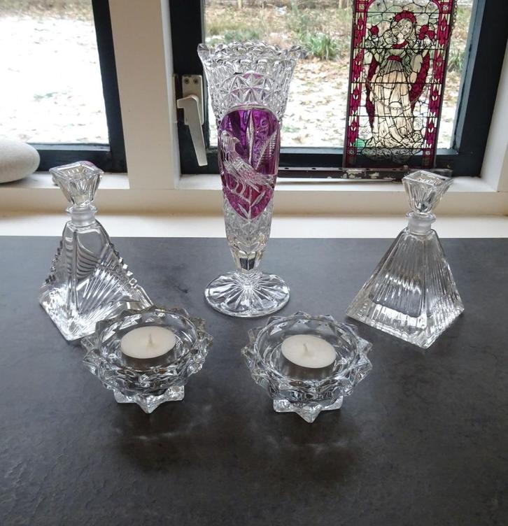 Kristallen voorwerpen., Antiek en Kunst, Antiek | Glas en Kristal, Ophalen