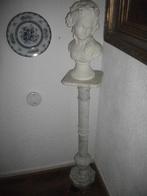 marmeren zuil met buste, Huis en Inrichting, Ophalen of Verzenden