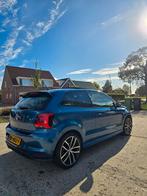 Volkswagen Polo 1.8 TSI 141KW BMT GTI 2017 Blauw, Auto's, Zwart, Blauw, Alcantara, Origineel Nederlands