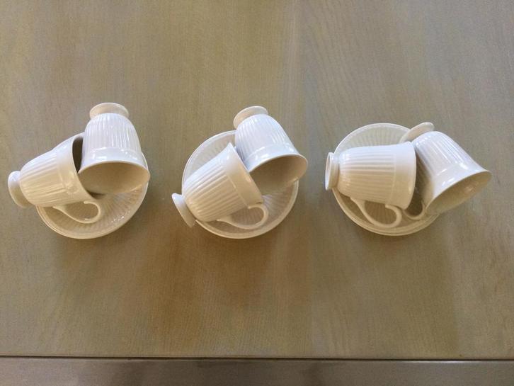 Wedgwood Edme kop en schotels 6 stuks ongebruikt, Huis en Inrichting, Keuken | Servies, Nieuw, Kop(pen) en/of Schotel(s), Wedgwood